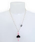 ფოტო #3 პროდუქტის Faux Stone Ballerina Pendant Necklace