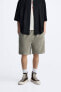 Carpenter bermuda shorts with pocket