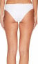 Body Glove Womens 236838 Solid Low Rise WHITE Bikini Bottom Swimwear Size M