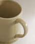 Glazed stoneware mug