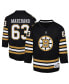 ფოტო #1 პროდუქტის Big Boys Brad Marchand Black Boston Bruins 100th Anniversary Replica Player Jersey