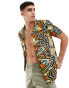 Фото #1 товара Another Influence beach short co-ord in tiger print