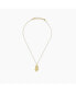 ფოტო #2 პროდუქტის Sanctuary Project by Hammered Abstract Oval Necklace Gold