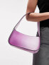Topshop Shay ombre shoulder bag in purple