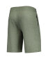 Фото #4 товара Men's Heathered Olive Oakland Athletics Mainstream Tri-Blend Shorts