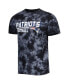 ფოტო #3 პროდუქტის Men's Black New England Patriots Recovery Tie-Dye T-shirt
