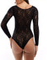 Ann Summers Halloween Sensation lace body in black