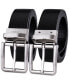 ფოტო #3 პროდუქტის Men's Micro Logo Strap Reversible Casual Belt