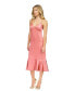 Women's Chain-Strap Ruffled Slip Dress