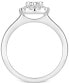 ფოტო #3 პროდუქტის Diamond Pear Halo Engagement Ring (1 ct. t.w.) in 14k White, Yellow or Rose Gold