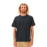 RIP CURL Plain Wash Short Sleeve High Neck T-Shirt