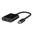 Фото #6 товара Belkin NPA004BTBK - USB 3.2 Gen 1 (3.1 Gen 1) Type-C - 3.5mm - USB Type-C - 20000 Hz - Black - 60 W - Qi-Certified