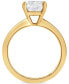 ფოტო #3 პროდუქტის Certified Lab Grown Diamond Cushion-Cut Solitaire Engagement Ring (5 ct. t.w.) in 14k Gold