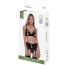 Underwear Set Baci Lingerie Peek-A-Boo Bra Black (M/L)