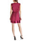 ფოტო #2 პროდუქტის Women's Verona Pleated-Trim Mini Dress