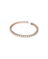 ფოტო #4 პროდუქტის Crystal Round Cut Matrix Tennis Bracelet