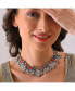 ფოტო #3 პროდუქტის Women's Multicolour Stone Cluster Necklace