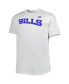 Фото #3 товара Men's White Buffalo Bills Big and Tall Hometown Collection Hot Shot T-shirt