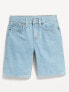 Knee Length Baggy Non-Stretch Jean Shorts for Boys