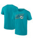 ფოტო #1 პროდუქტის Men's Aqua Miami Dolphins Local T-shirt