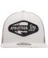 Men's Natural Oakland Athletics Retro Beachin' Patch A-Frame Trucker 9FIFTY Snapback Hat
