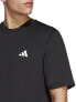 Фото #3 товара adidas Training Essential melange t-shirt in black