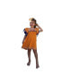 ფოტო #2 პროდუქტის Little Girls Serena Tassel Dress Marigold Embroidery