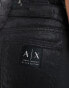 Фото #2 товара Armani Exchange co-ord loose fit coated jean in black