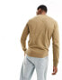 Farah tim sweatshirt in beige