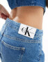 Фото #4 товара Calvin Klein Jeans wrap skort in mid wash