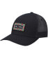Men's Black Box Trucker Snapback Hat