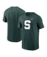 Фото #1 товара Men's Michigan State Spartans Primetime Evergreen Alternate Logo T-Shirt