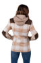 Motorradhoodie Macna Inland Beige-Braun Damen