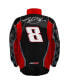 ფოტო #4 პროდუქტის Men's Black, Red Kyle Busch Nylon Uniform Full-Snap Jacket