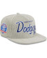 Фото #2 товара Men's Gray Los Angeles Dodgers Corduroy Golfer Adjustable Hat