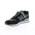 Фото #4 товара New Balance 574 U574KBG Mens Black Suede Lace Up Lifestyle Sneakers Shoes