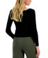 Фото #2 товара Juniors' Off-The-Shoulder Ribbed Sweater