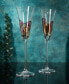 Фото #4 товара Artisanal Hand Painted Champagne Flutes, Set of 2