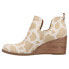 Фото #3 товара TOMS Kallie Cow Print Wedge Womens Size 9.5 B Casual Boots 10018924T