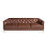 Фото #4 товара 3-Sitzer-Sofa aus braunem Leder