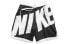 Фото #1 товара Nike 超大logo抽绳休闲短裤 男款 黑色 / Шорты Nike AT3165-010
