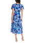 Фото #2 товара Adrianna Papell Midi Dress Women's Blue 16