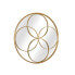 Wall mirror Romimex Golden Metal Circles 87 x 87 x 3 cm