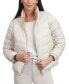 Фото #7 товара Women's Reversible Shine Down Puffer Coat, Created for Macy's