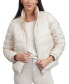 ფოტო #7 პროდუქტის Women's Reversible Shine Down Puffer Coat, Created for Macy's