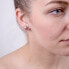 Romantic bicolor earrings with zircons E0001333