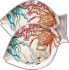 Vilde Zestaw 2 talerzy z melaminy Sea Life ryby - 33 x 23 cm