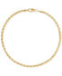 Фото #1 товара Браслет Macy's Glitter Rope Link 10k Gold.