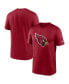 Фото #1 товара Men's Cardinal Arizona Cardinals Legend Logo Performance T-shirt