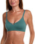 Фото #1 товара Lively The Skinny-Strap Seamless Bralette Women's Green S